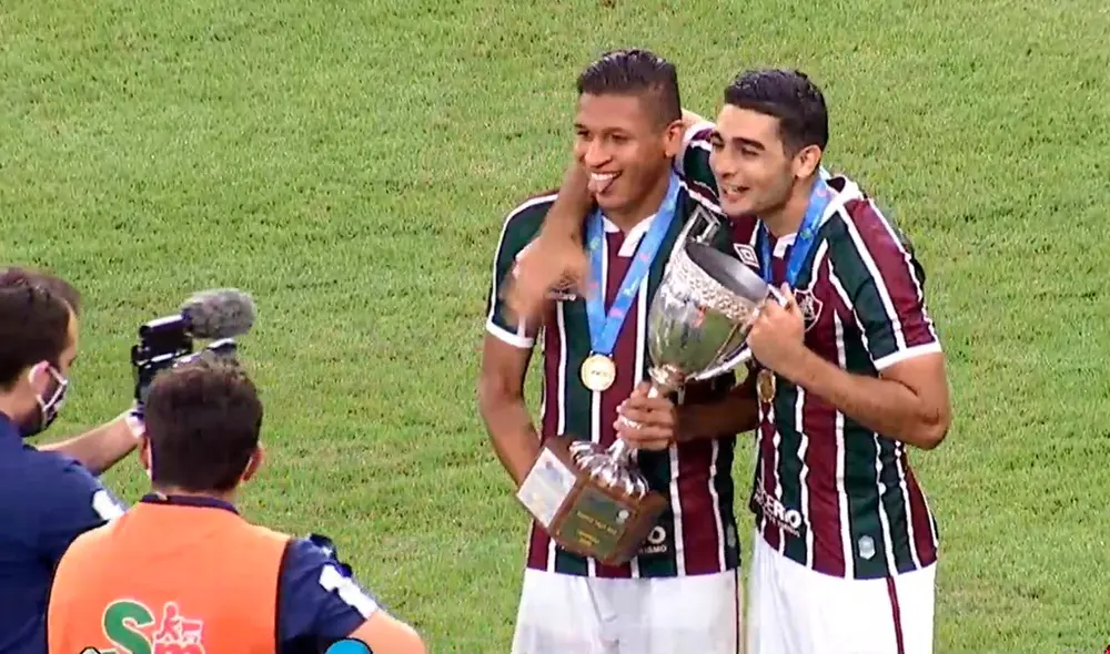Fernando Pacheco consiguió su primer título con Fluminense ante el Flamengo en la final de la Taça Río. | Fluminense Football Club
