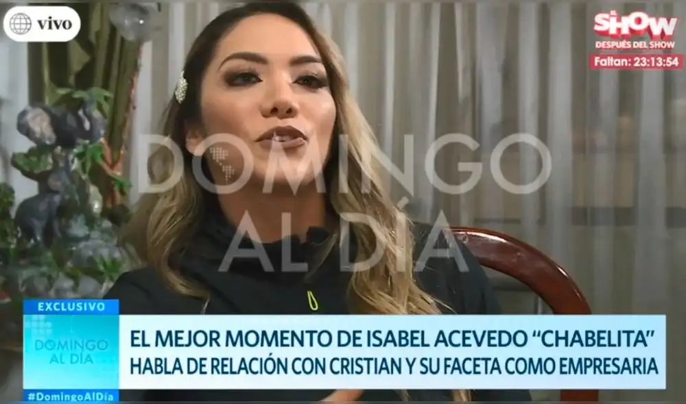 'Chabelita' contó detalles no conocidos de su relación con el cumbiambero 'Chabelita' contó detalles no conocidos de su relación con el cumbiambero