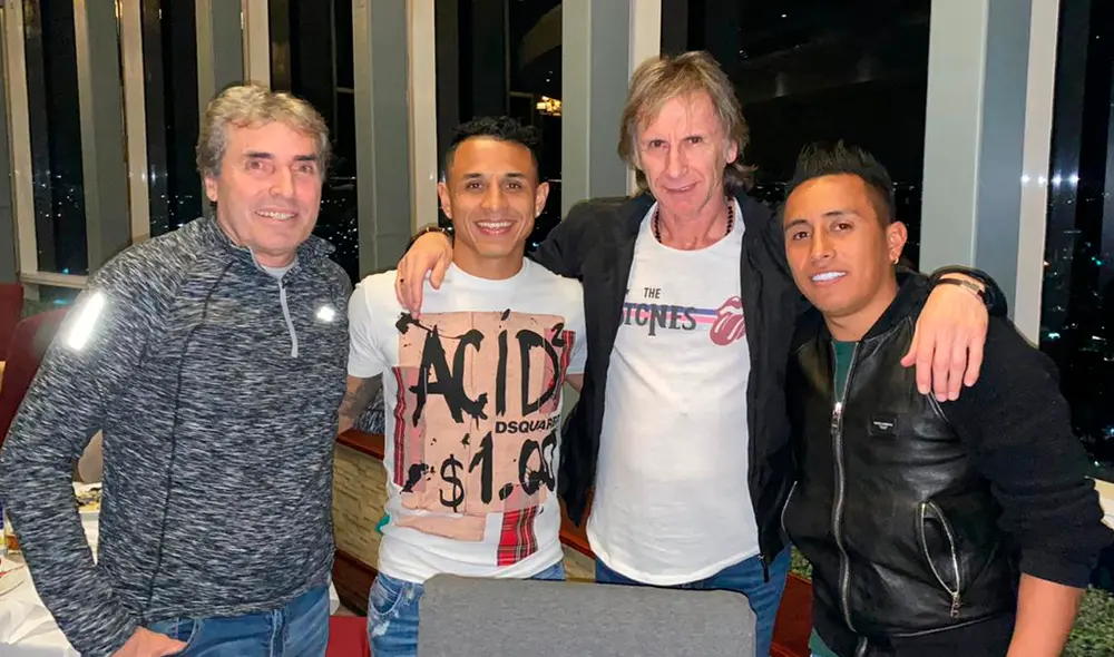 Ricardo Gareca visitó a Christian Cueva y Yoshimar Yotún en México.