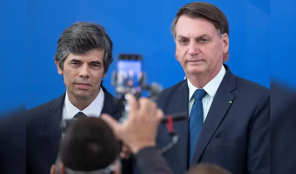 Jair Bolsonaro, presidente de Brasil, en conferencia de prensa sobre medidas ante COVID-19. Foto: AFP. Jair Bolsonaro, presidente de Brasil, en conferencia de prensa sobre medidas ante COVID-19. Foto: AFP.