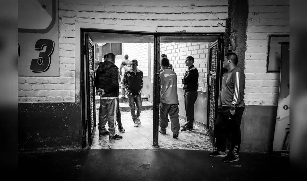 Reos del penal de máxima seguridad San Juan de Lurigancho. [FOTO]