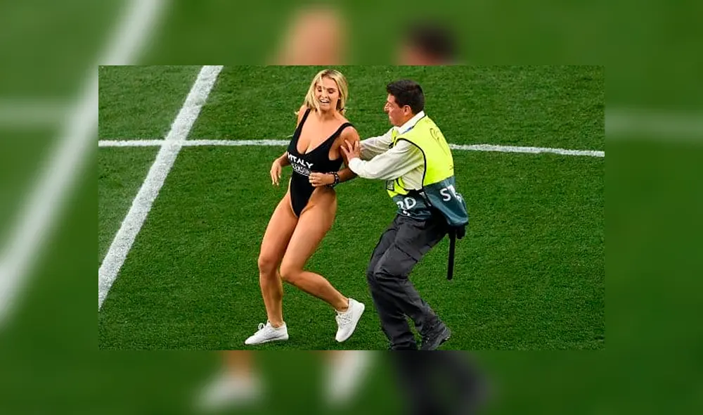 Liverpool vs. Tottenham: El momento en que mujer en bikini interrumpió la final de Champions 