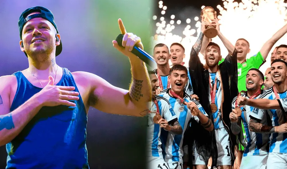 Residente felicitó a Argentina por su triunfo en el Mundial Qatar 2022. Foto: composición LR/Getty Images/AFA