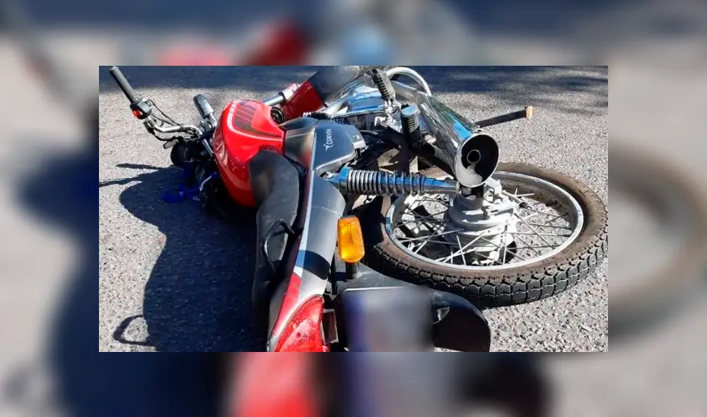 La motocicleta con la que pensaban escapar (Captura: Crónica)