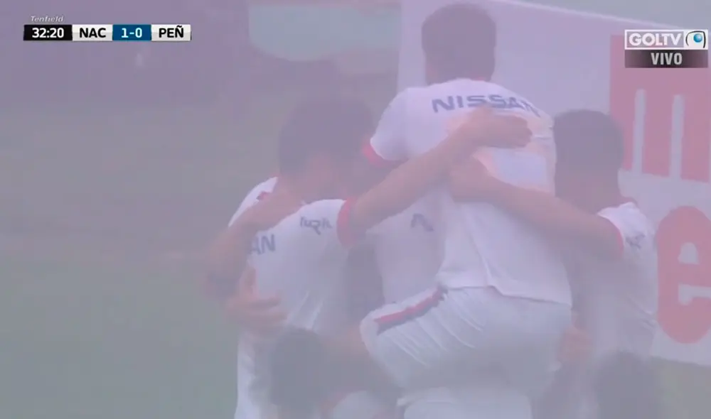 El delantero argentino marcó el primero para el 'Decano' en el clásico de Uruguay. Foto: Captura/Gol TV El delantero argentino marcó el primero para el 'Decano' en el clásico de Uruguay. Foto: Captura/Gol TV