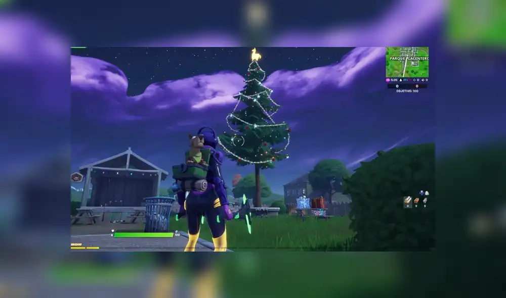 Los árboles de navidad son fácil de ver a la distancia.