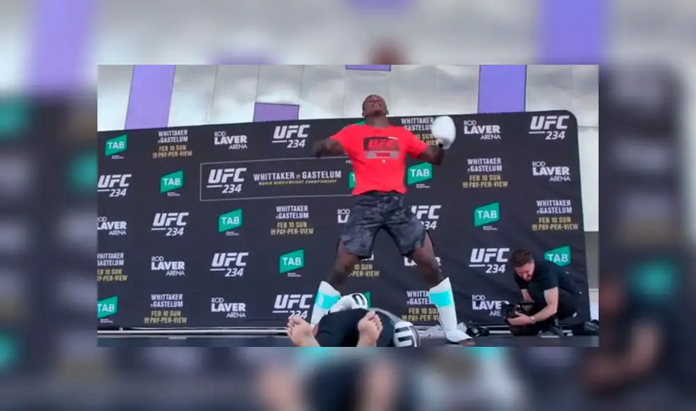 Peleador de UFC sorprende en los entrenamientos abiertos con movidas de WWE [VIDEO]