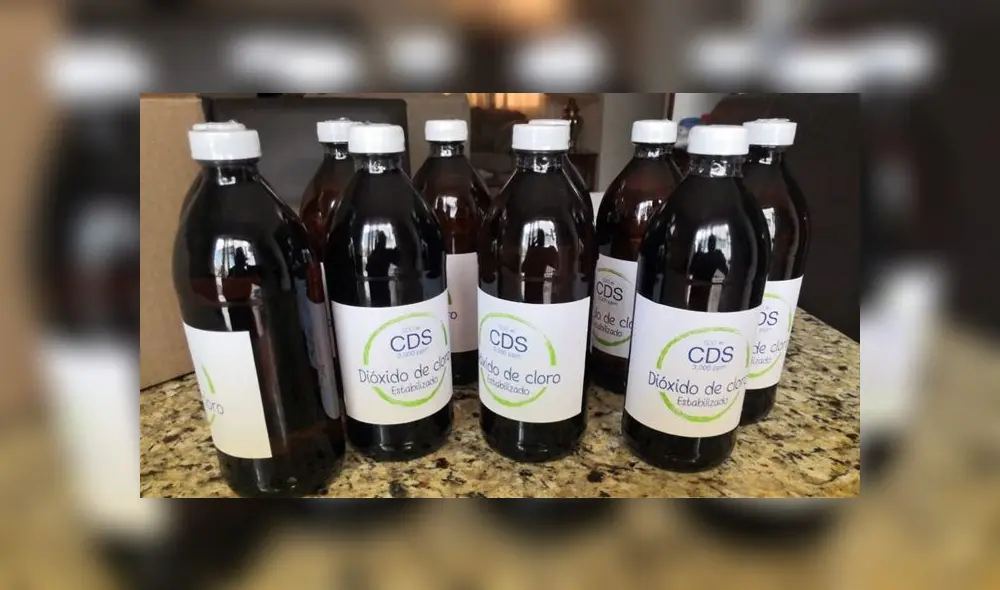 Aumentan casos de personas que optan tratar la COVID-19 consumiendo dióxido de cloro. (Foto: Difusión)