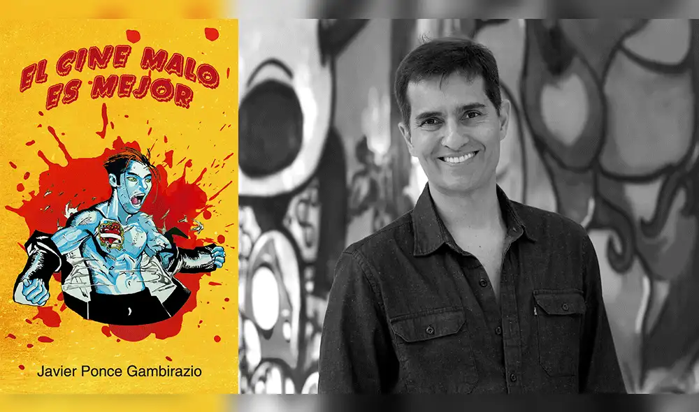 Escritor Javier Ponce presenta su novela "El cine malo es mejor" 