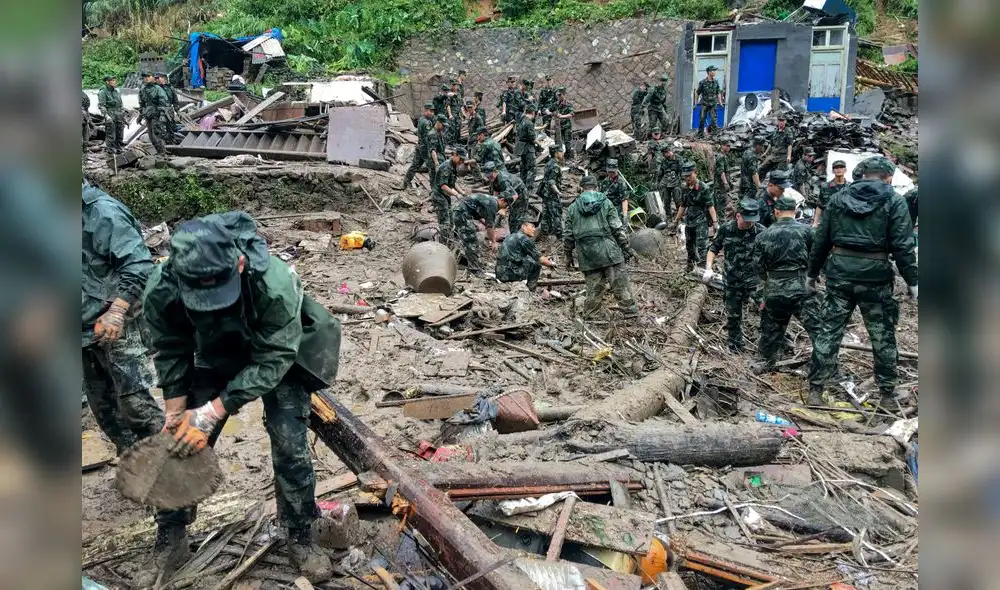 El tifón Lekima causa al menos 18 muertos y 14 desaparecidos en China. Foto: AFP. El tifón Lekima causa al menos 18 muertos y 14 desaparecidos en China. Foto: AFP.