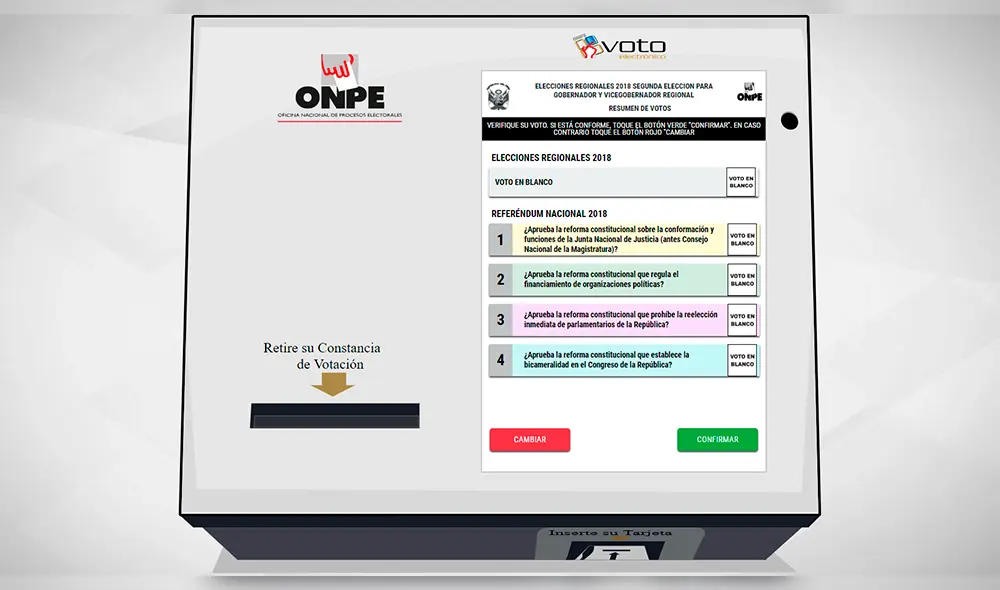 Referéndum 2018: conoce cómo realizar el voto electrónico aquí