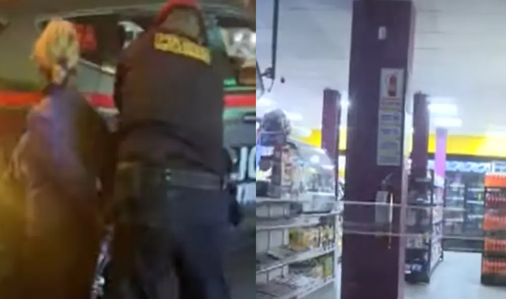 Esta escena fue captada por algunos transeúntes. Esta escena fue captada por algunos transeúntes.