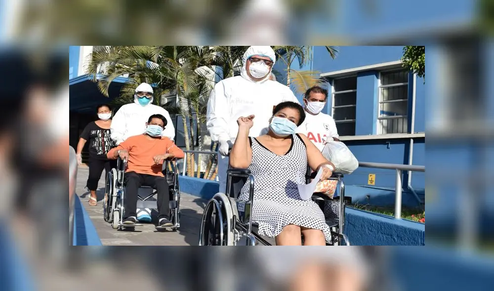 Pacientes recuperados. Créditos: Andina. Pacientes recuperados. Créditos: Andina.