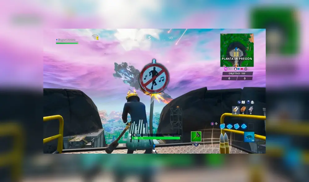 Encuentra y destruye las señales de no bailar en Fortnite Battle Royale Temporada 10. Encuentra y destruye las señales de no bailar en Fortnite Battle Royale Temporada 10.