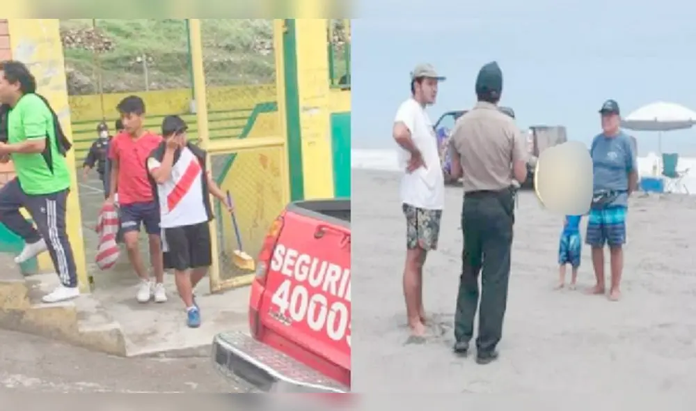 Ciudadanos veraneaban en la playa y jugaban fútbol durante cuarentena. Ciudadanos veraneaban en la playa y jugaban fútbol durante cuarentena.