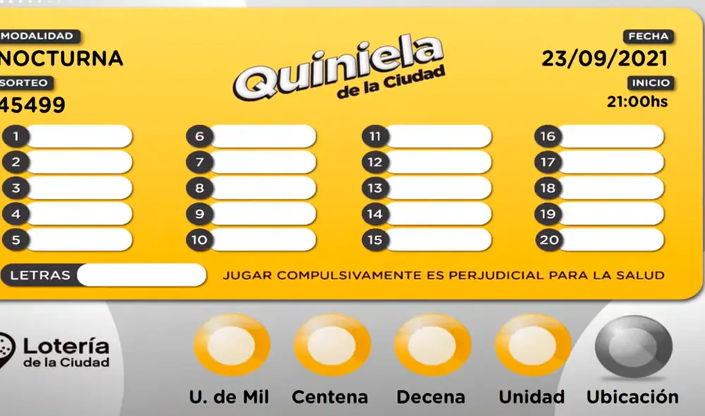Quiniela de la ciudad Quiniela de la ciudad