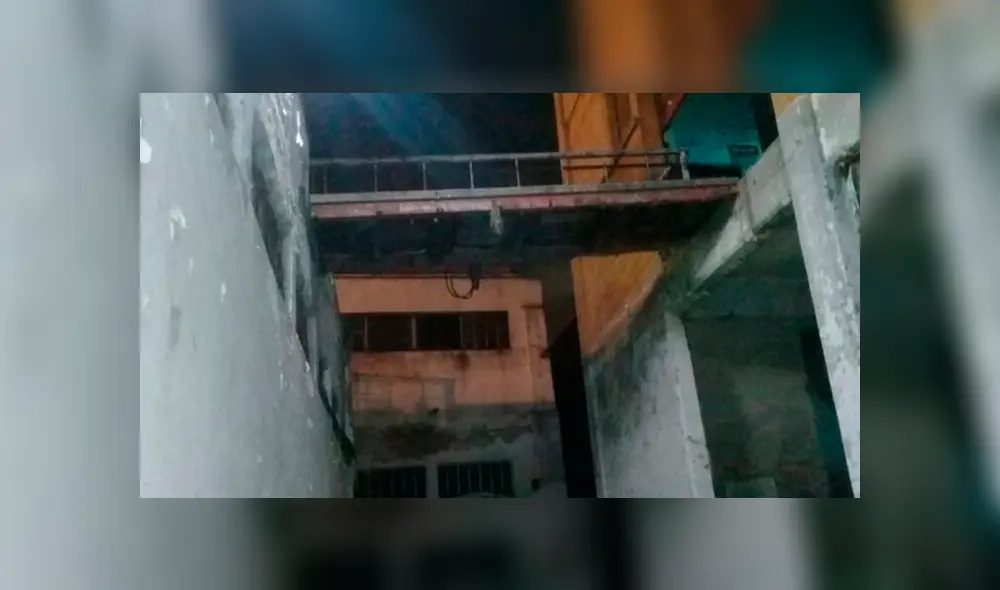 Jorge Navarro Sánchez y Luis Gerardo Rivera cayeron de un puente de 5 metros de altura. (Foto: Infobae)