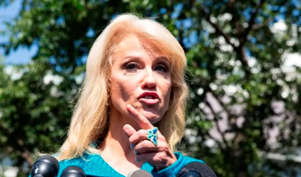 Kelyanne Conway defendió a Donald Trump por mensaje racista en Twitter | Foto: EFE. Kelyanne Conway defendió a Donald Trump por mensaje racista en Twitter | Foto: EFE.