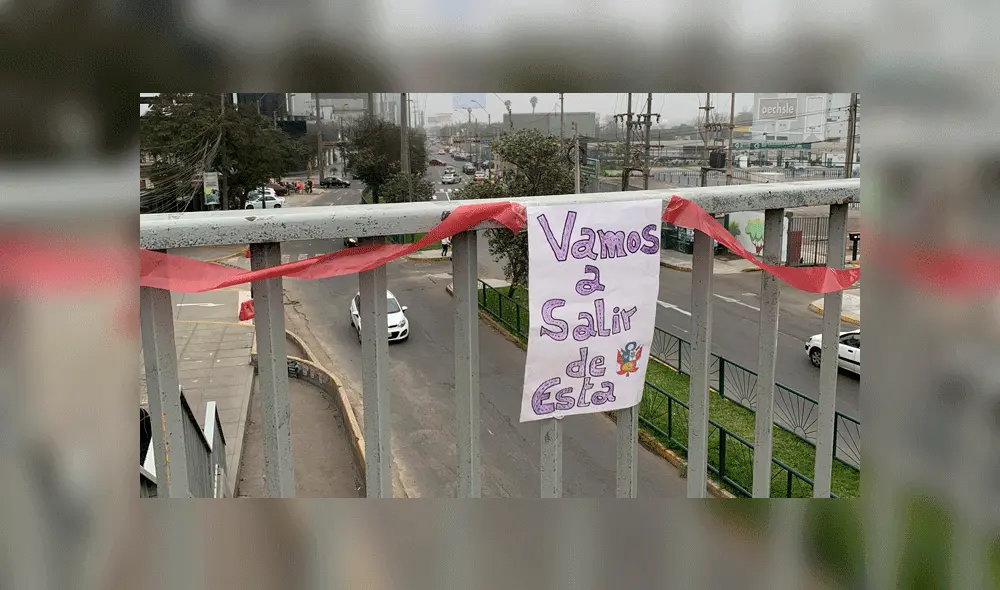 Los mensajes buscan dar aliento en medio de la emergencia por el coronavirus. Foto: porlawevaes / Twitter.