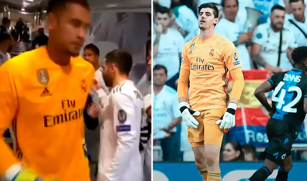 Zinedine Zidane decidió en el entretiempo sacar del partido a Thibaut Courtois para el ingreso de Alphonse Aréola por Champions League. Zinedine Zidane decidió en el entretiempo sacar del partido a Thibaut Courtois para el ingreso de Alphonse Aréola por Champions League.