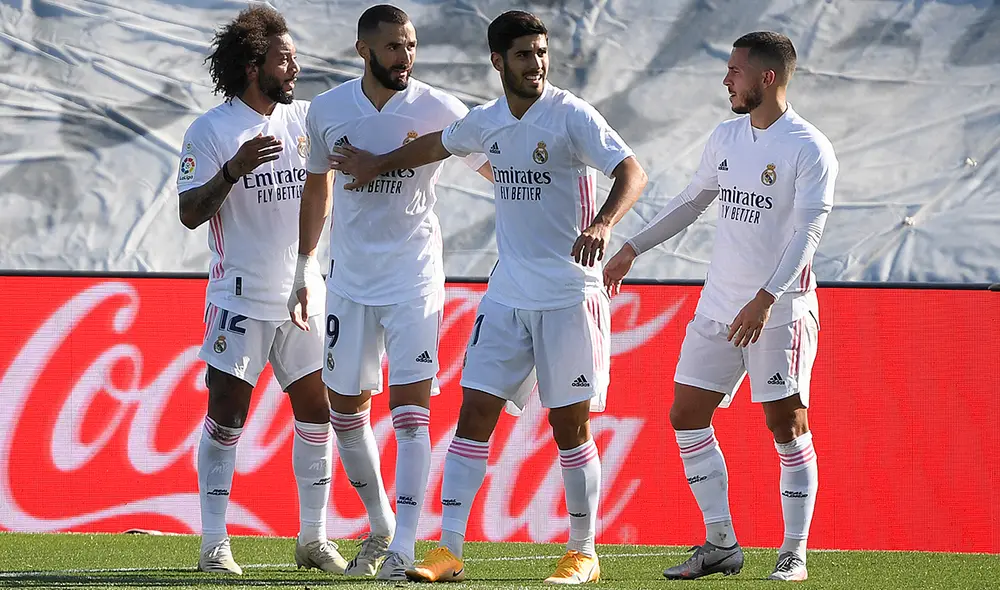 Real Madrid ganó 4-1 a Huesca en LaLiga Santander. Foto: AFP