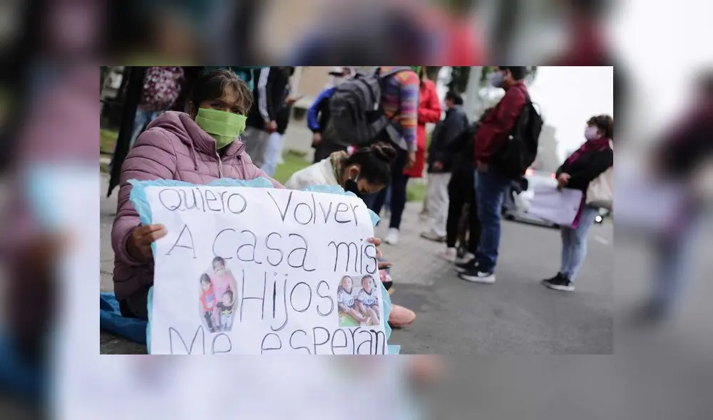 Peruanos residentes en Argentina llevan esperando más de 80 días. Créditos: John Reyes / La República