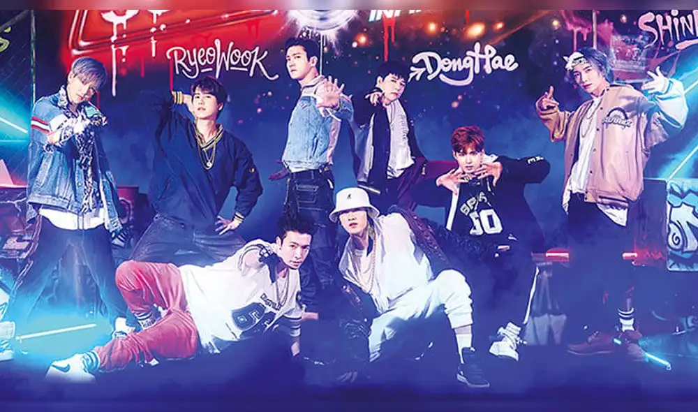 SUPER JUNIOR en Top100 del ranking Oricon. Créditos: SM Ent. SUPER JUNIOR en Top100 del ranking Oricon. Créditos: SM Ent.