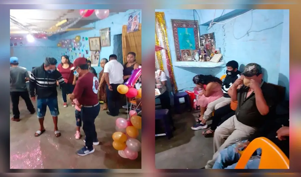 Autoridades intervienen en fiesta infantil