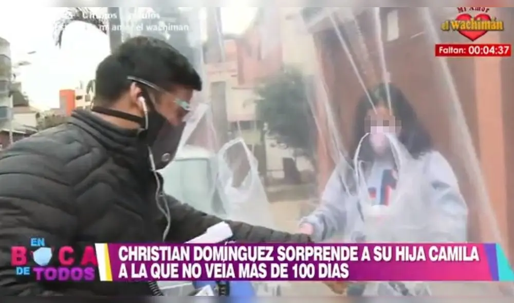 Christian Domínguez se reencuentra con su hija Camila