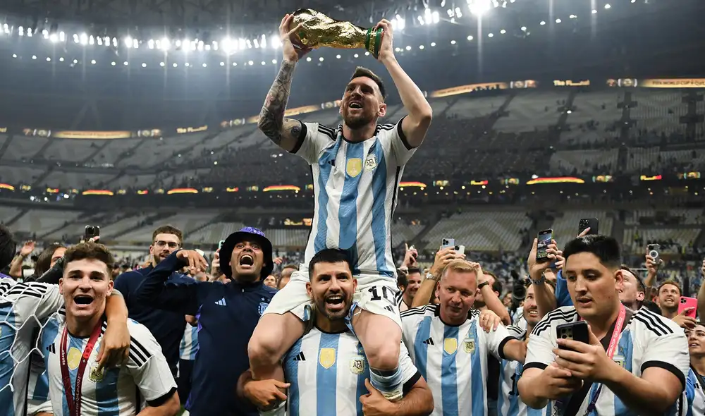 Lionel Messi fue elegido mejor jugador de Qatar 2022. Foto: Twitter @Argentina