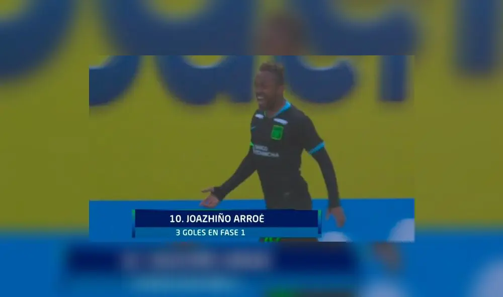 Arroé selló la victoria aliancista. Foto: Captura DirecTV