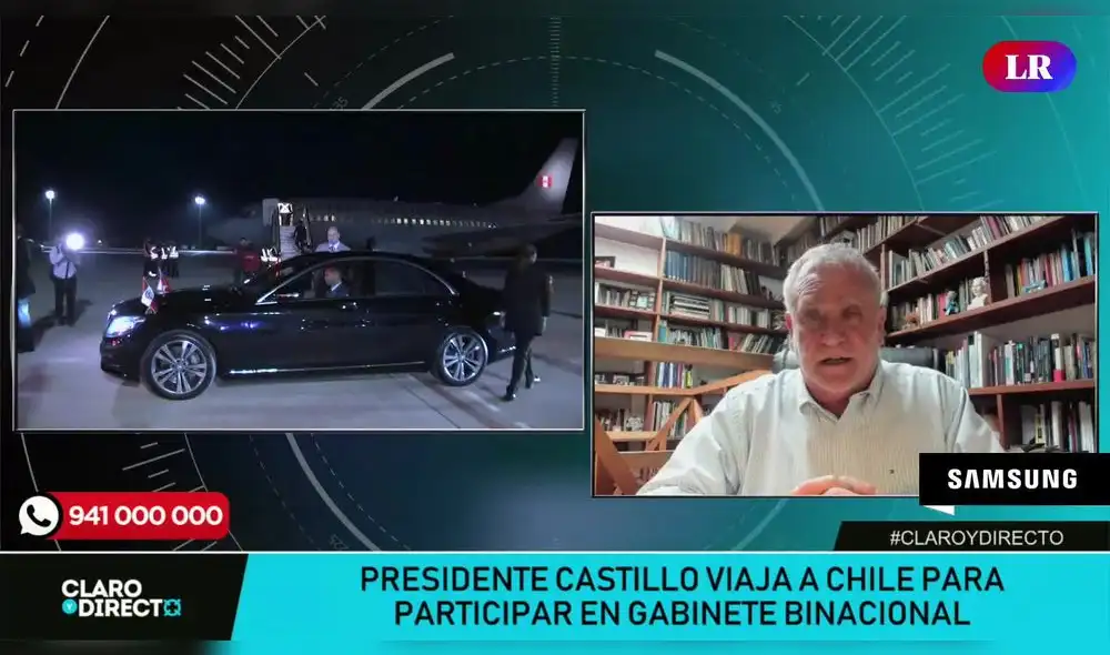 Augusto Álvarez Rodrich en Claro y Directo. Foto: LR+ Augusto Álvarez Rodrich en Claro y Directo. Foto: LR+