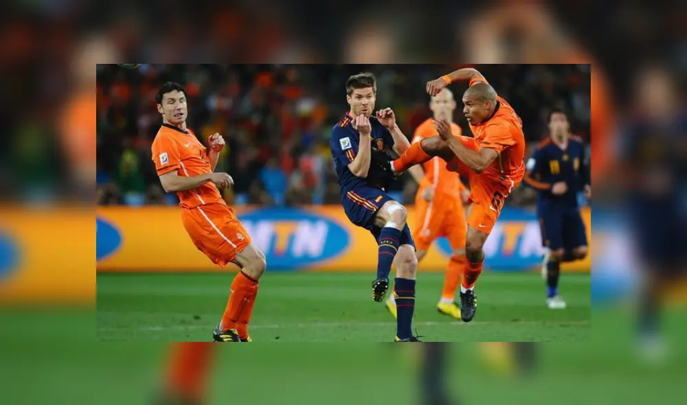 Imágenes inéditas de España vs Holanda