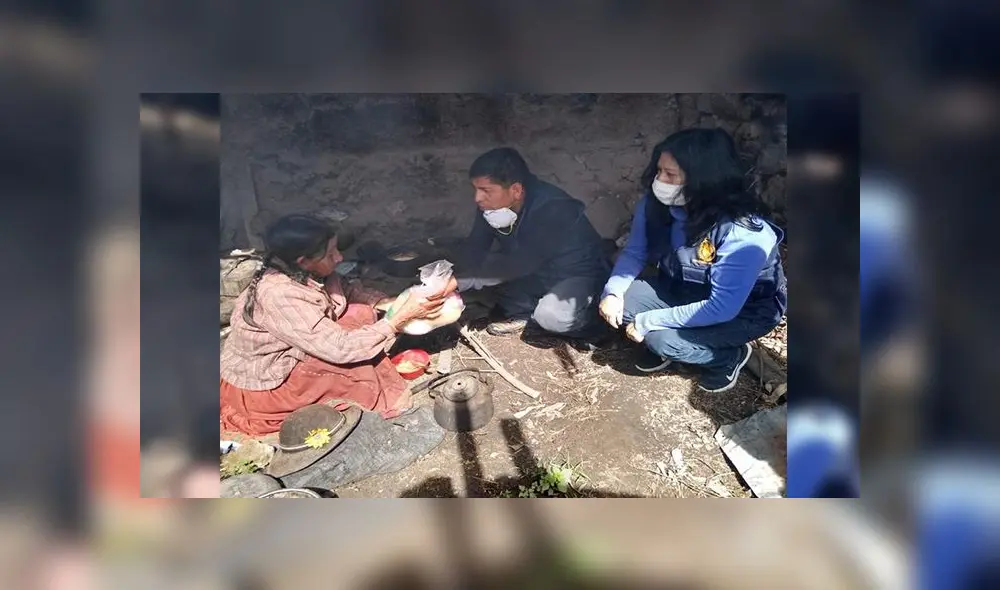 Personas pobres recibieron alimentos en provincia de Caylloma, Arequipa. Personas pobres recibieron alimentos en provincia de Caylloma, Arequipa.