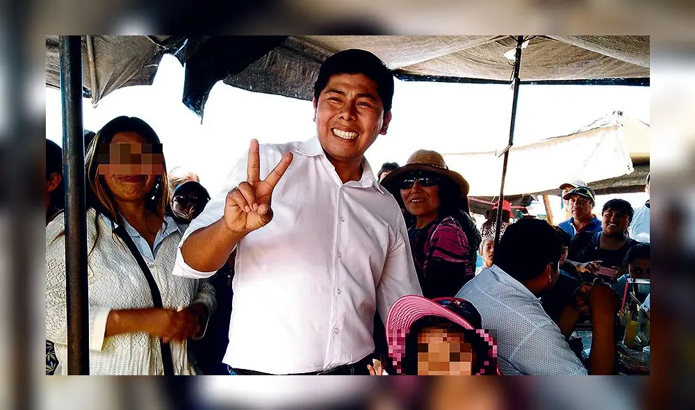 En campaña. Huashualdo prometió mejorar su distrito. En campaña. Huashualdo prometió mejorar su distrito.