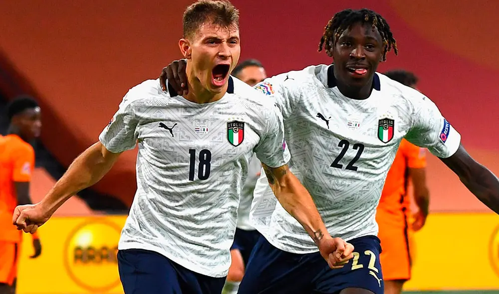 Barella anotó el único tanto del partido en los minutos finales. Foto: Prensa Selección Italiana Barella anotó el único tanto del partido en los minutos finales. Foto: Prensa Selección Italiana