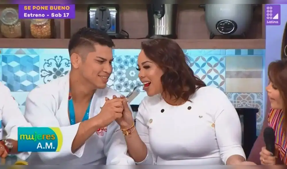 Mirella Paz coqueteó con Yuta Galarreta Villar Mirella Paz coqueteó con Yuta Galarreta Villar