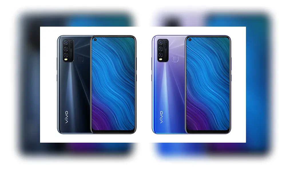 El Vivo Y50 está disponible en color Iris Blue (azul) y Starry Black (negro).