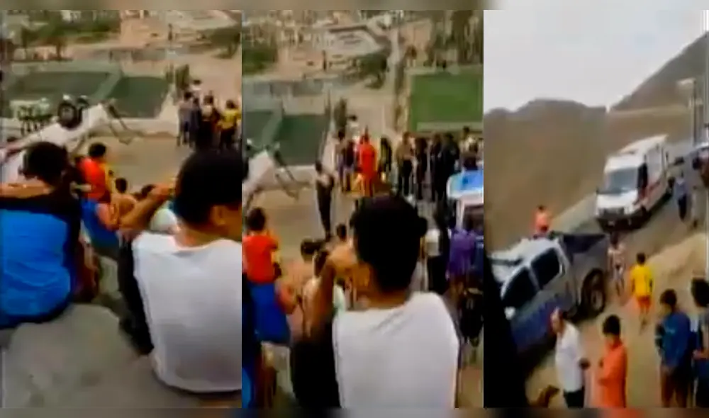 Camioneta cayó al abismo en el cerro San Cristóbal [VIDEO]