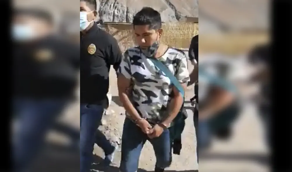 Joseth Nautino Silva (28) “Chaval”, fue capturado en la comunidad de Mollehuaca- Huanuhuanu, zona alta de Caravelí. Foto: PNP Joseth Nautino Silva (28) “Chaval”, fue capturado en la comunidad de Mollehuaca- Huanuhuanu, zona alta de Caravelí. Foto: PNP