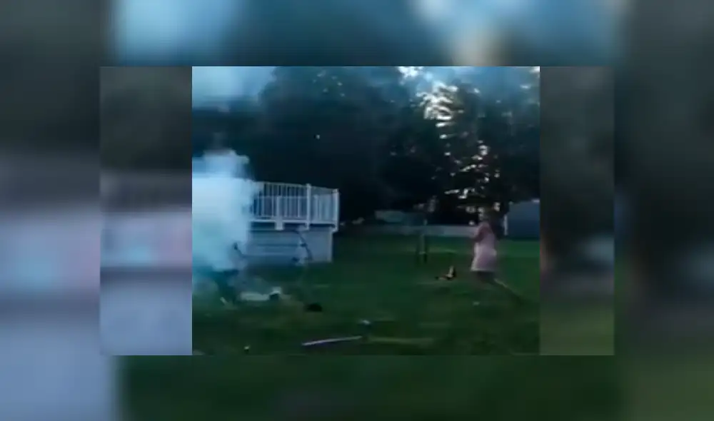 Facebook: querían hacer gran anuncio con fuegos artificiales y sin querer provocan terrible accidente [VIDEO]