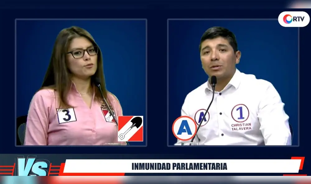 Candidatos Christian Talavera y Luz Medina debatieron sus propuestas en Versus Electoral en el sur. Candidatos Christian Talavera y Luz Medina debatieron sus propuestas en Versus Electoral en el sur.