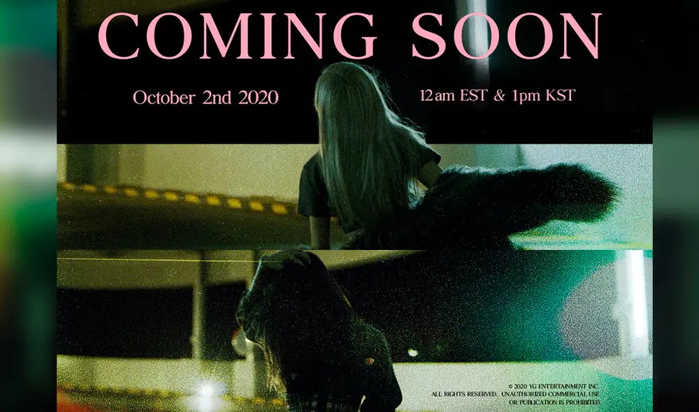 Acercamiento al primer teaser oficial de The Album de BLACKPINK. Foto: YG