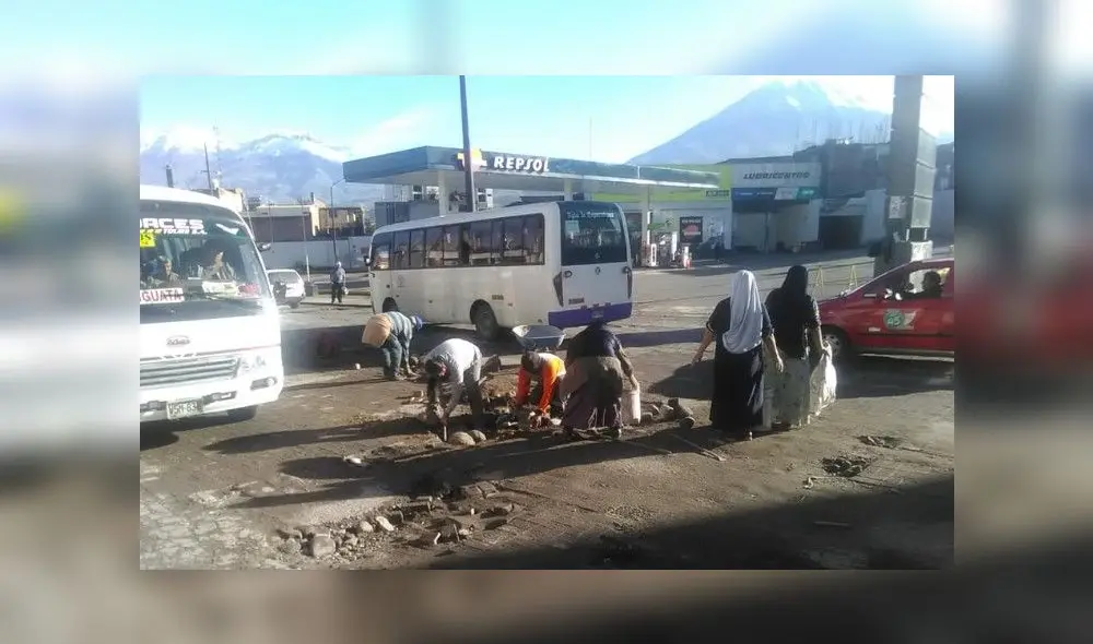 Arequipa. Militantes israelitas del Frepap participaron de acción