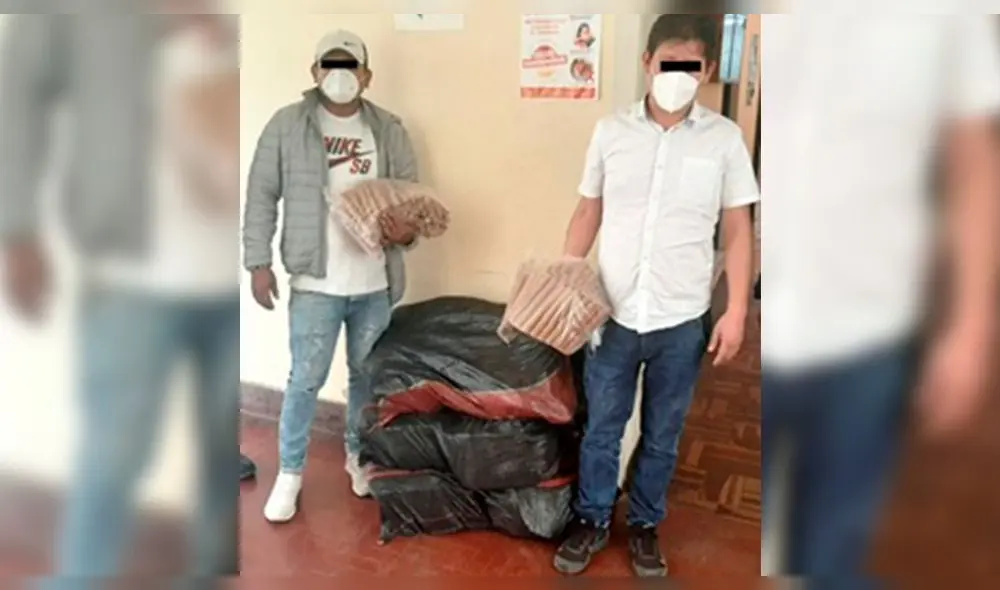 Muchas veces este material explosivo es utilizado para la minería ilegal en la sierra de La Libertad. Foto PNP. Muchas veces este material explosivo es utilizado para la minería ilegal en la sierra de La Libertad. Foto PNP.