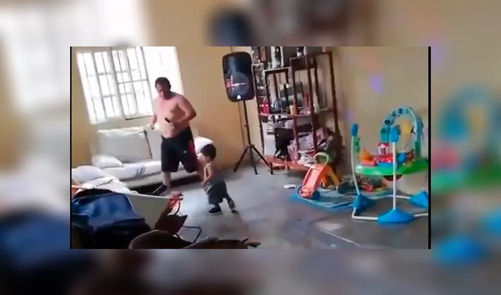 Facebook viral: padre estuvo al cuidado de su nieto y su hija los descubrió en una curiosa escena [VIDEO] 