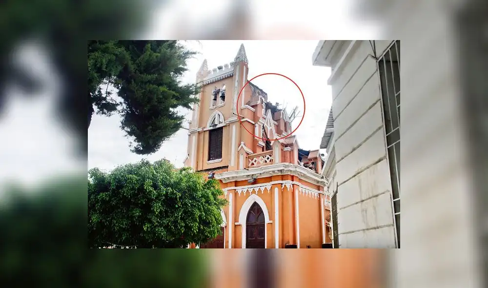 Chiclayo: Fuertes precipitaciones se trajeron abajo la capilla del Hospital Las Mercedes