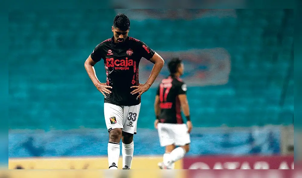 JJPANA6741. BAHIA (BRASIL), 05/11/2020.- Pablo Reyna de Melgar hoy, en un partido de la Copa Sudamericana entre Bahía y Melgar en el estadio Arena Fonte Nova en Salvador (Brasil). EFE/Raúl Spinassé JJPANA6741. BAHIA (BRASIL), 05/11/2020.- Pablo Reyna de Melgar hoy, en un partido de la Copa Sudamericana entre Bahía y Melgar en el estadio Arena Fonte Nova en Salvador (Brasil). EFE/Raúl Spinassé