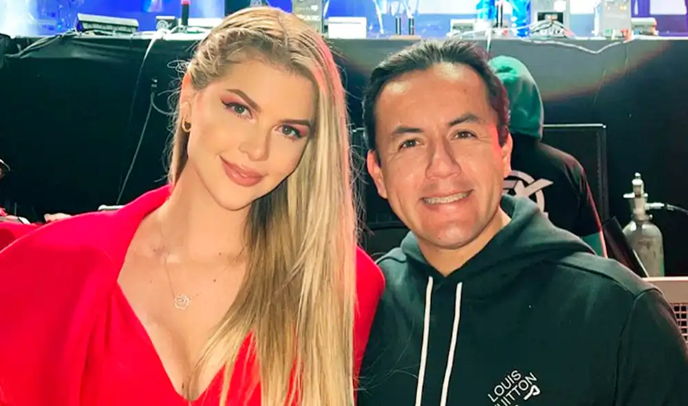 Brunella Horna habla sobre viajes para ver a Richard Acuña. Foto: Instagram / Richard Acuña