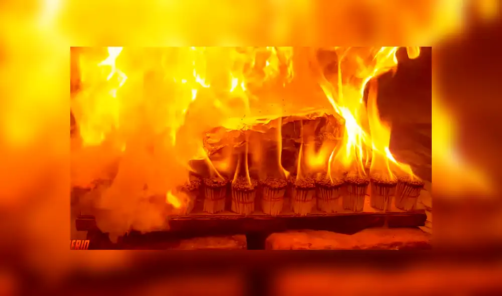 YouTube viral: encienden 50 mil fósforos para cocinar pollo y esto sucede [VIDEO]